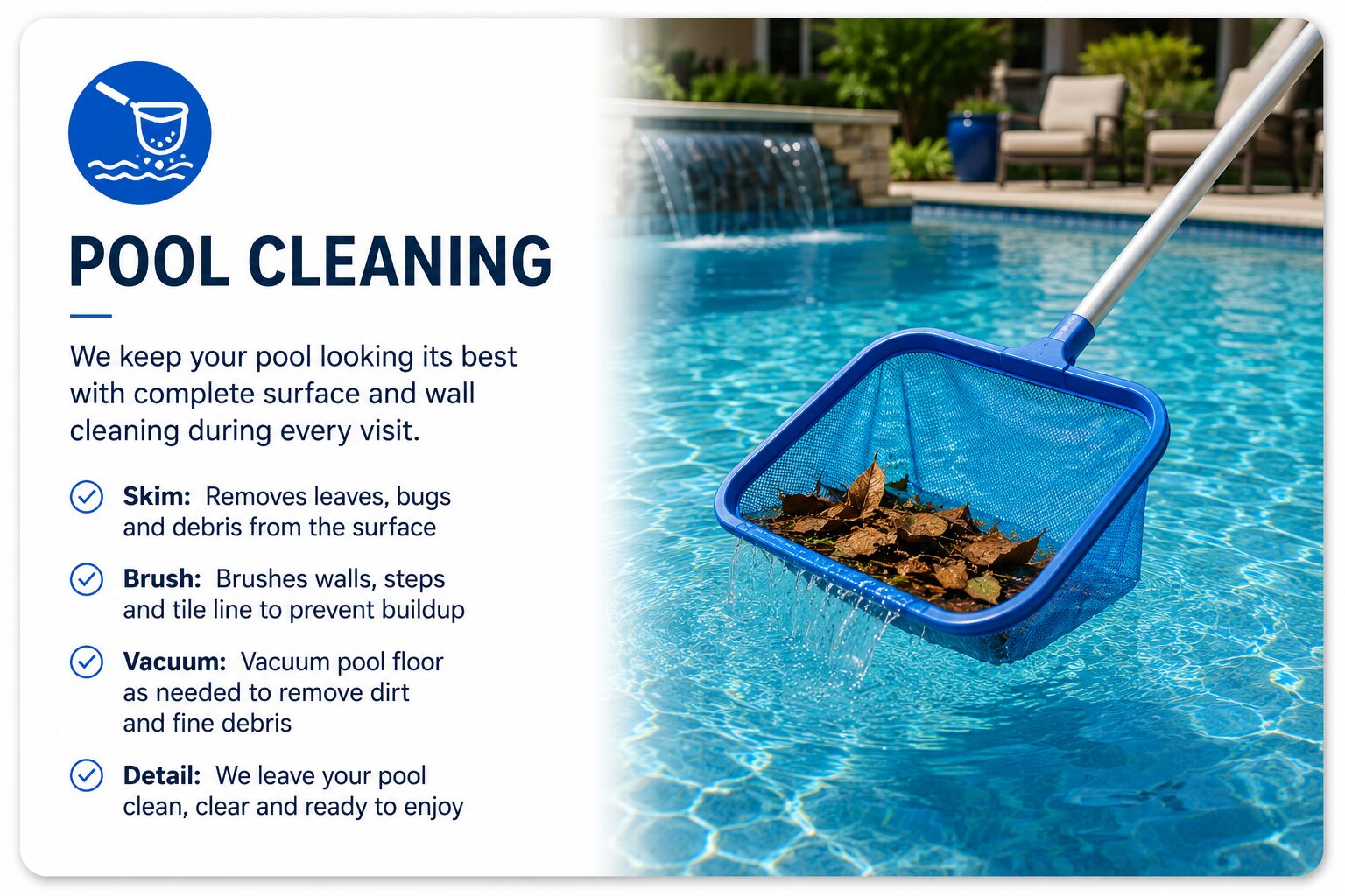 Aqua Cove Pools | Weekly Maintenance